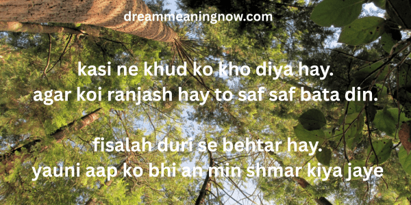 Dream Poetry in English