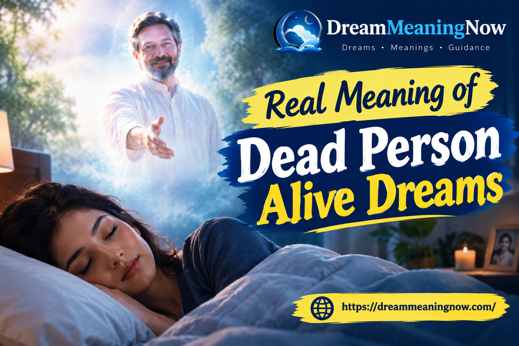 Real Meaning of Dead Person Alive Dreams