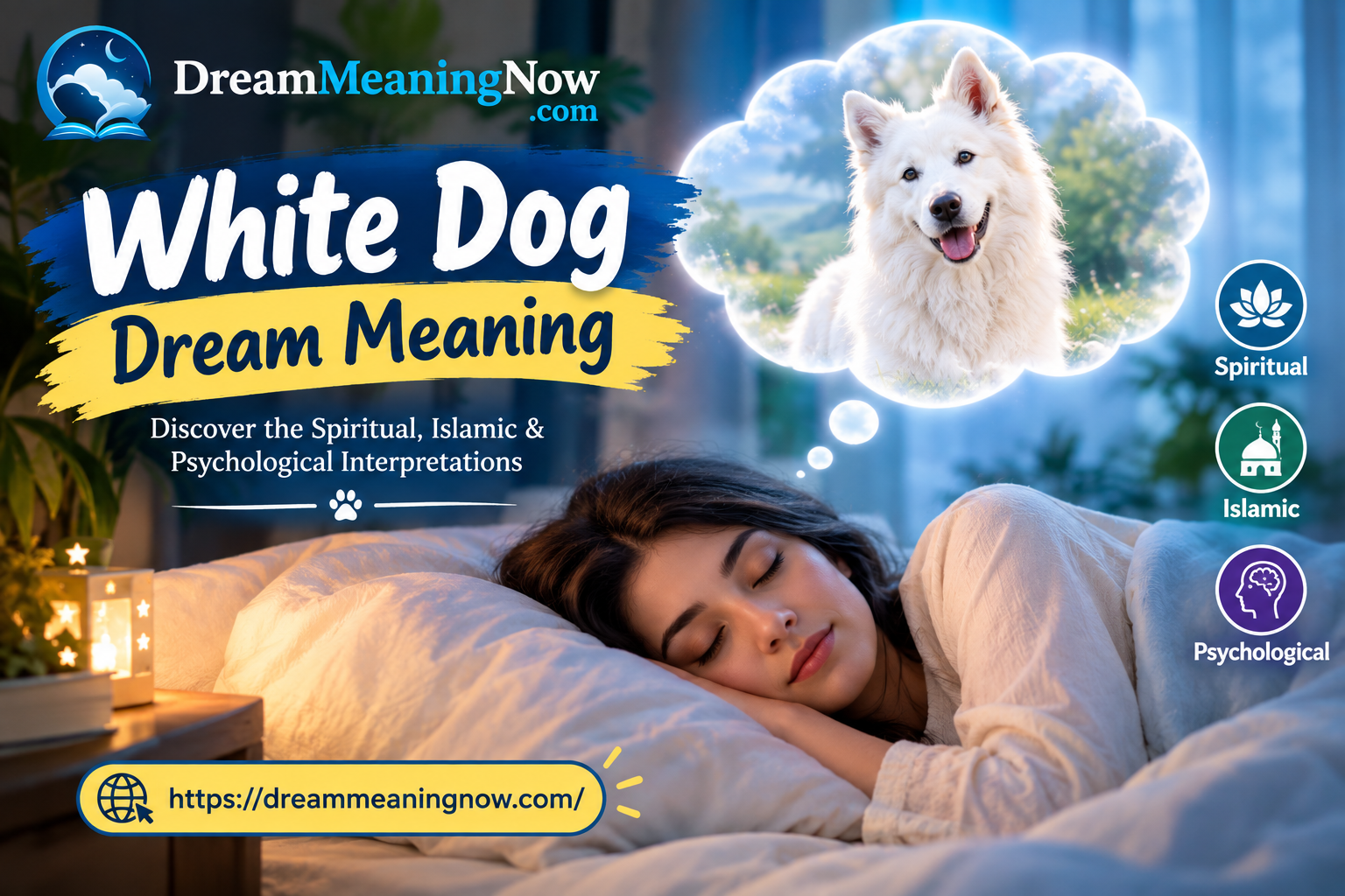 White Dog in a Dream