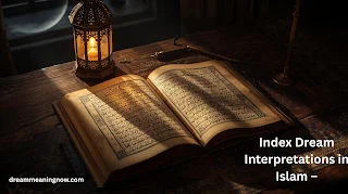 Index Dream Interpretations in Islam