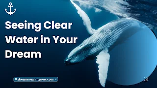 Seeing Clear Water in Your Dream
